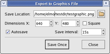Export to Graphics File
