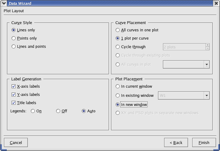 Data Wizard Screen 3