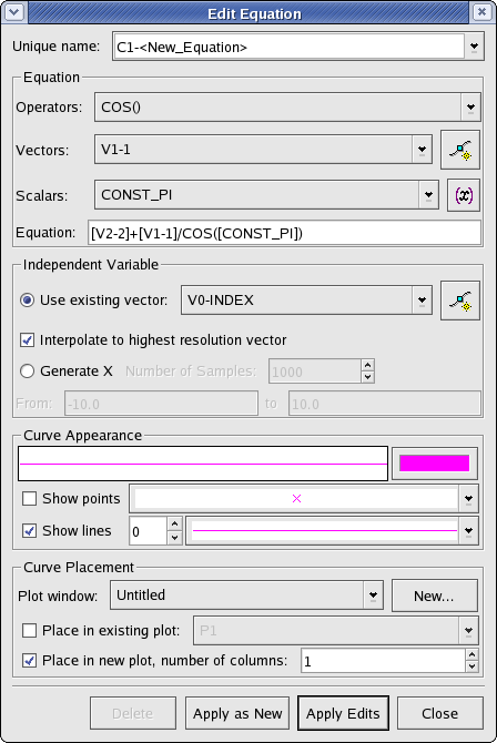 Edit Equation