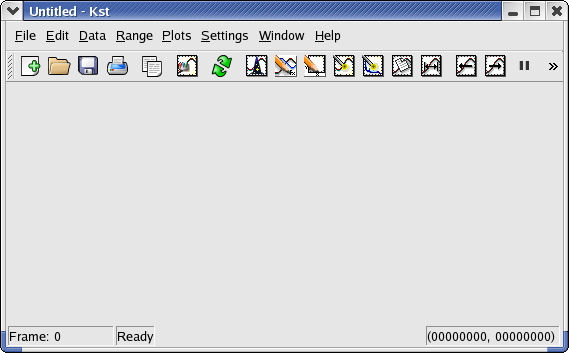 The main Kst window